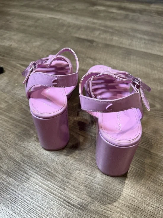 Circus NY By Sam Edelman GOLDA Platform Wedge Sandal | Sz 7, Orchid - Picture 4 of 8